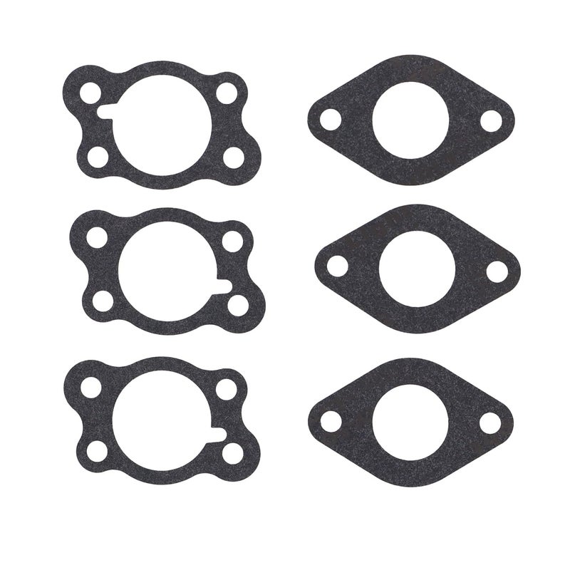 OXCANO 6 PCS Carburetor Gasket Compatible with EZGO Gas Golf Cart 295cc 350cc 4-Cycle Robin Engine Marathon Medalist TXT Freedom ST Sport ST350 MPT Workhorse 800 875 1200 Club Clays Car Shuttle Series - Image 1